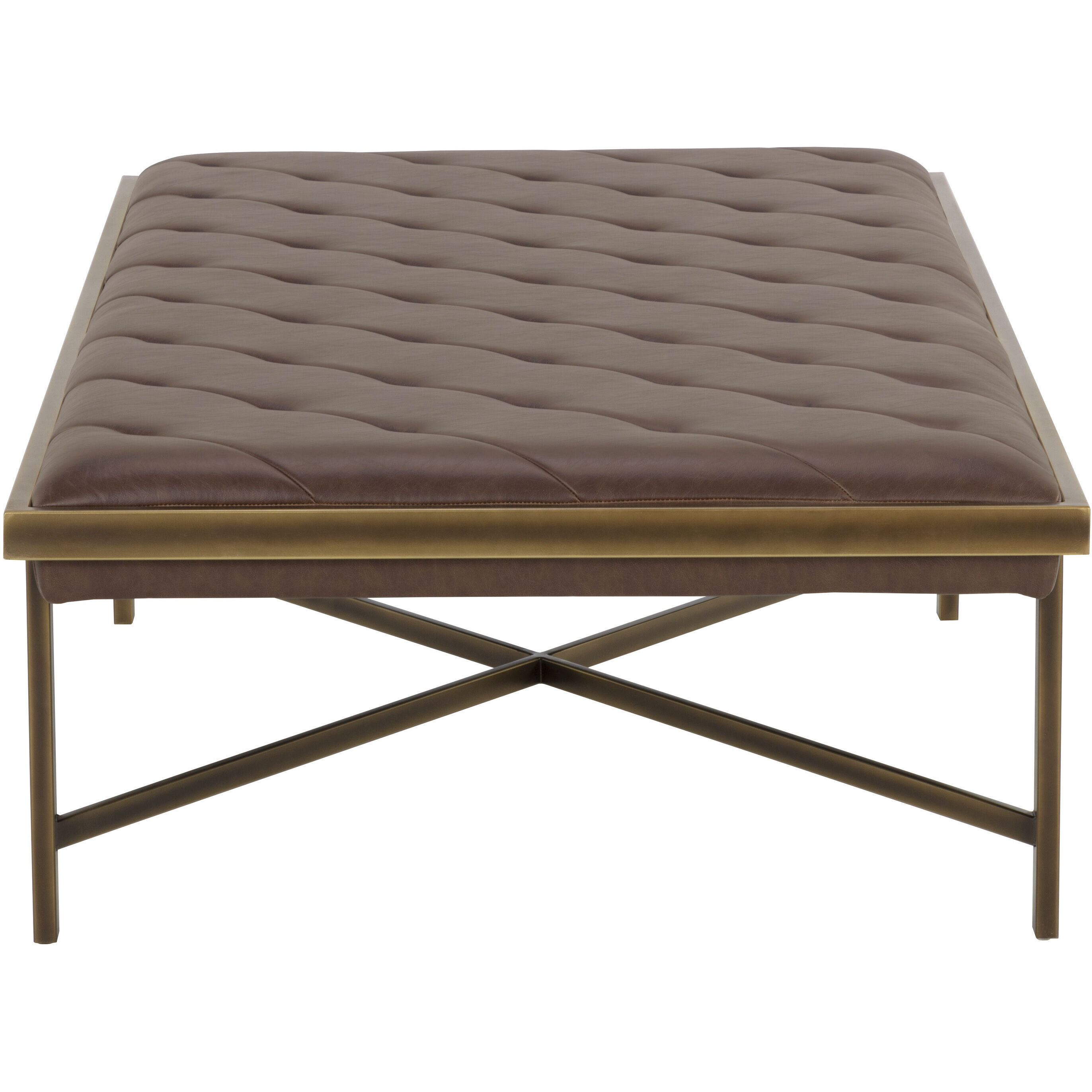 Kayla Vintage Cognac Bench